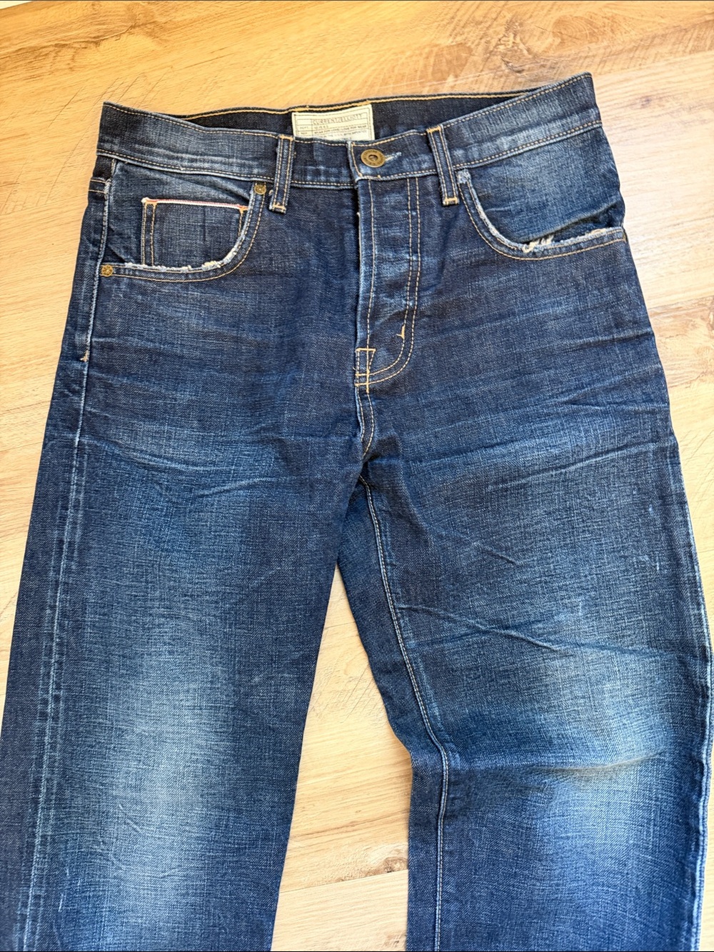 Women’s Current /Elliot Classic Dark Blue Straight Jeans